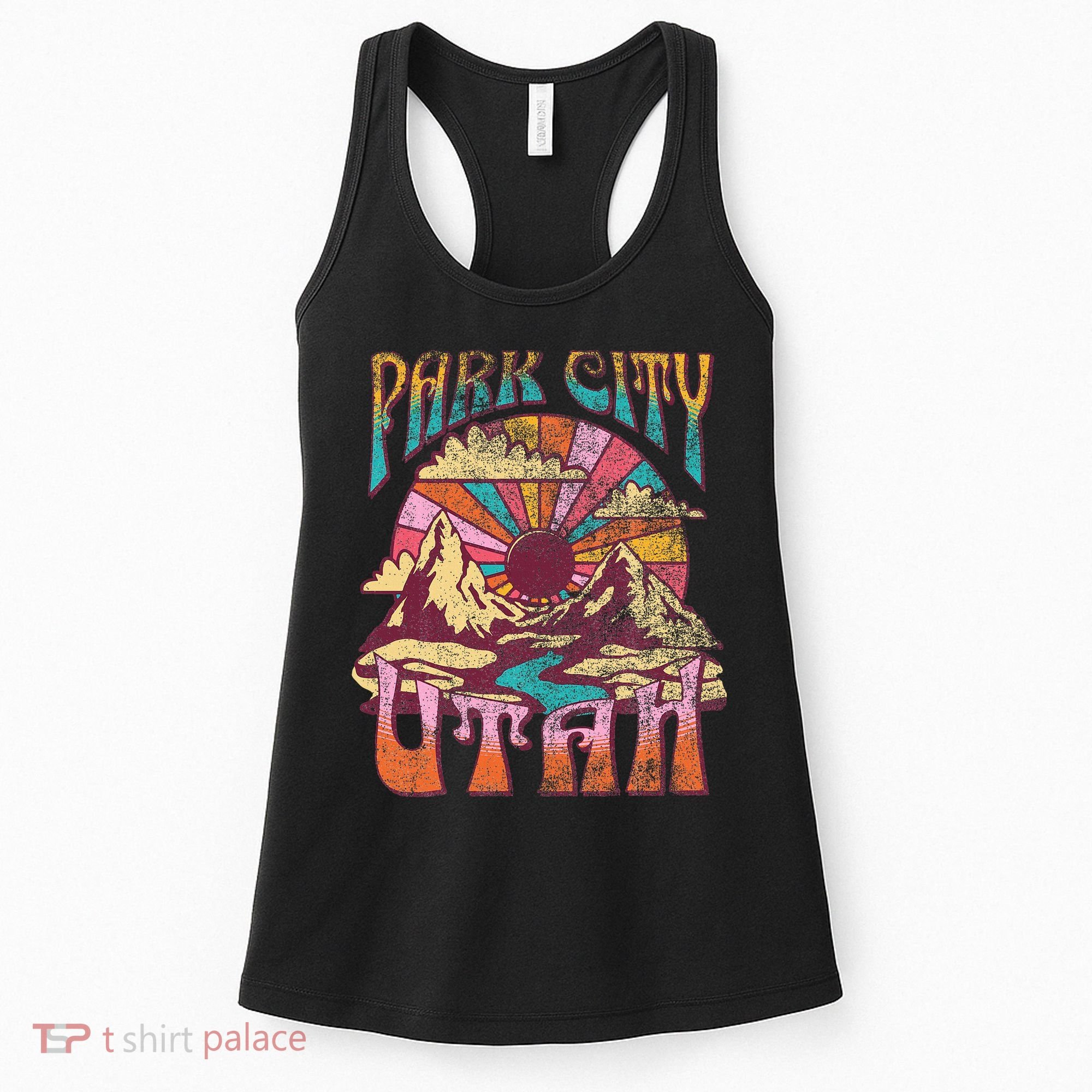 Park City Utah Nature Hiking Mountains Outdoors Women's Tank Top