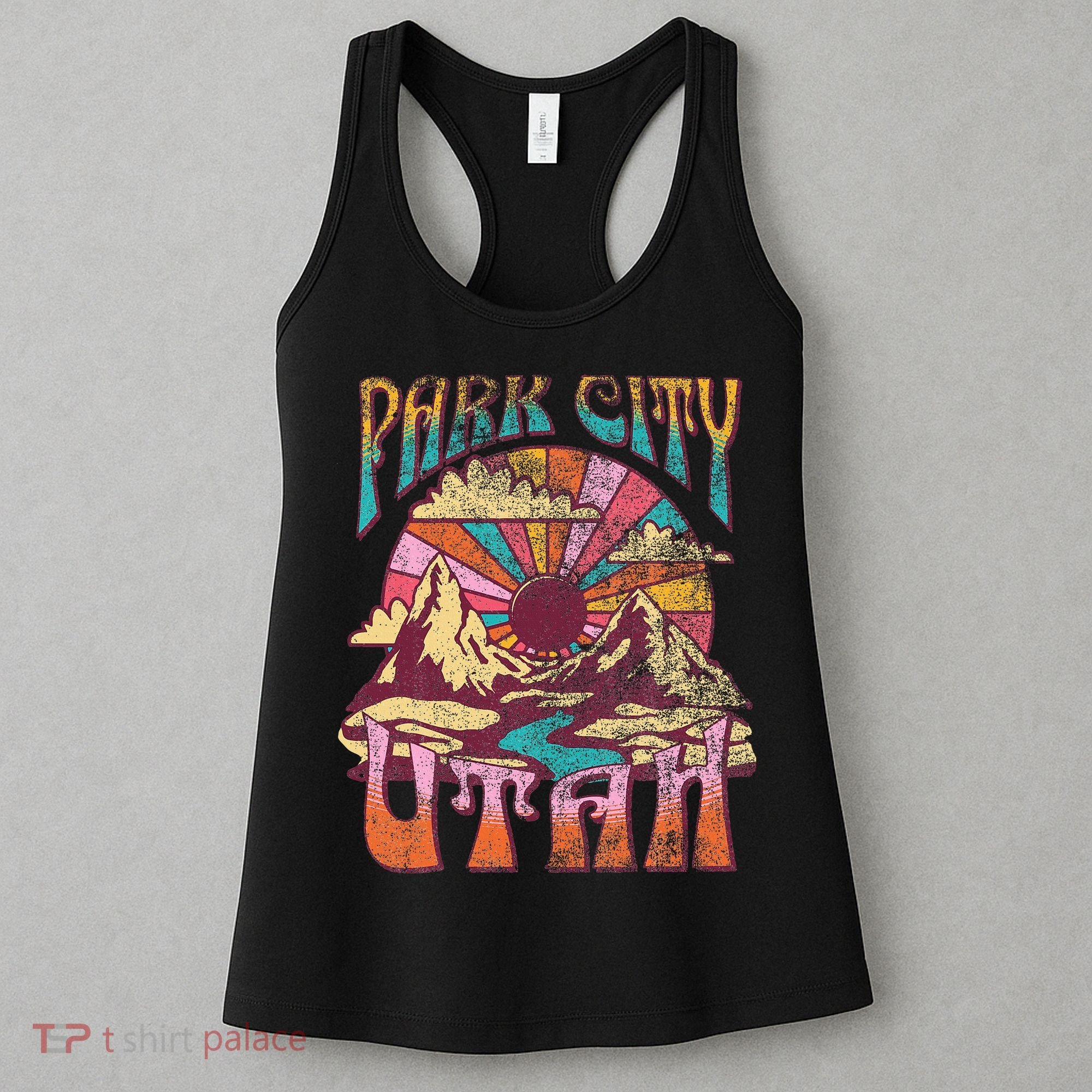 Park City Utah Nature Hiking Mountains Outdoors Women's Tank Top