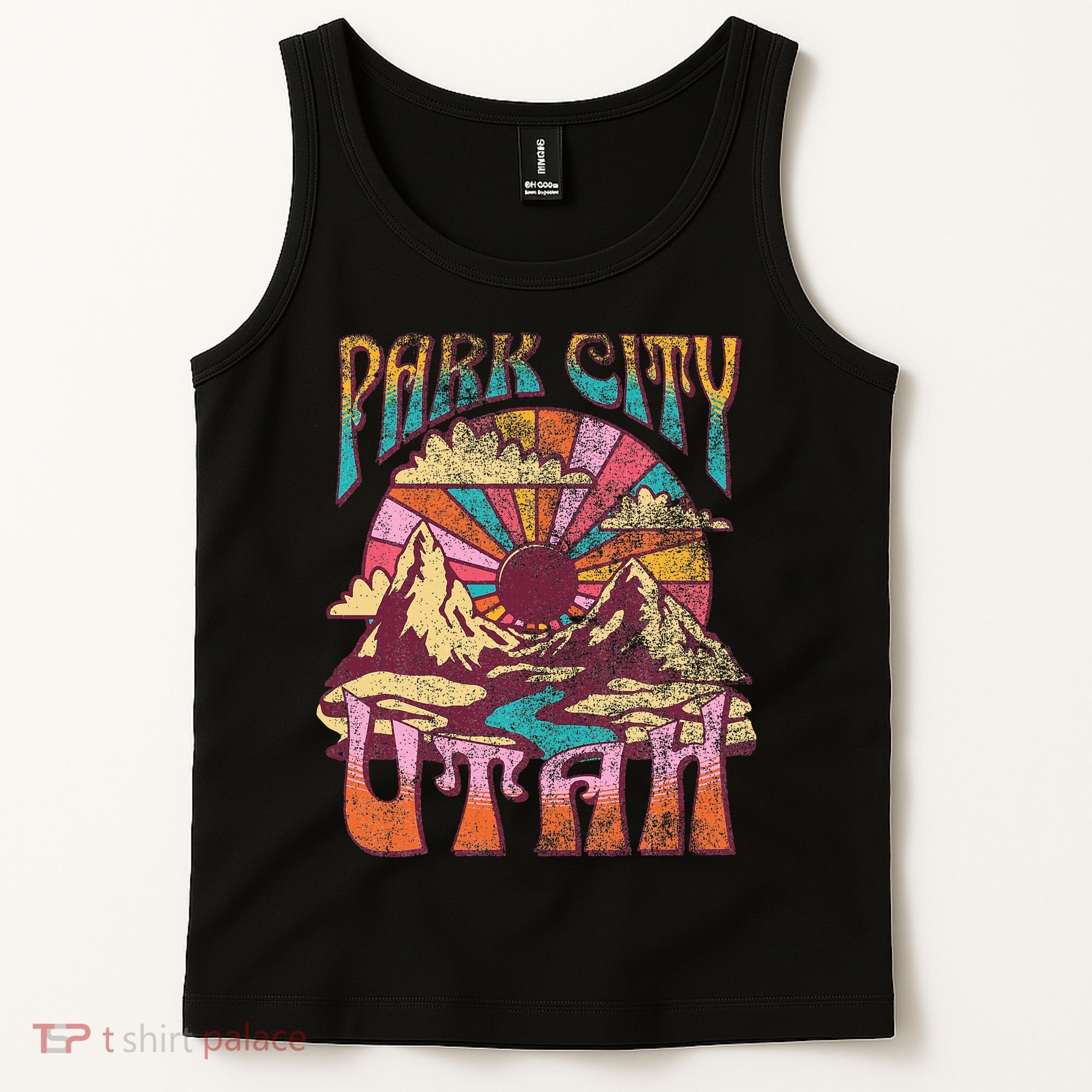 Park City Utah Nature Hiking Mountains Outdoors Tank Top