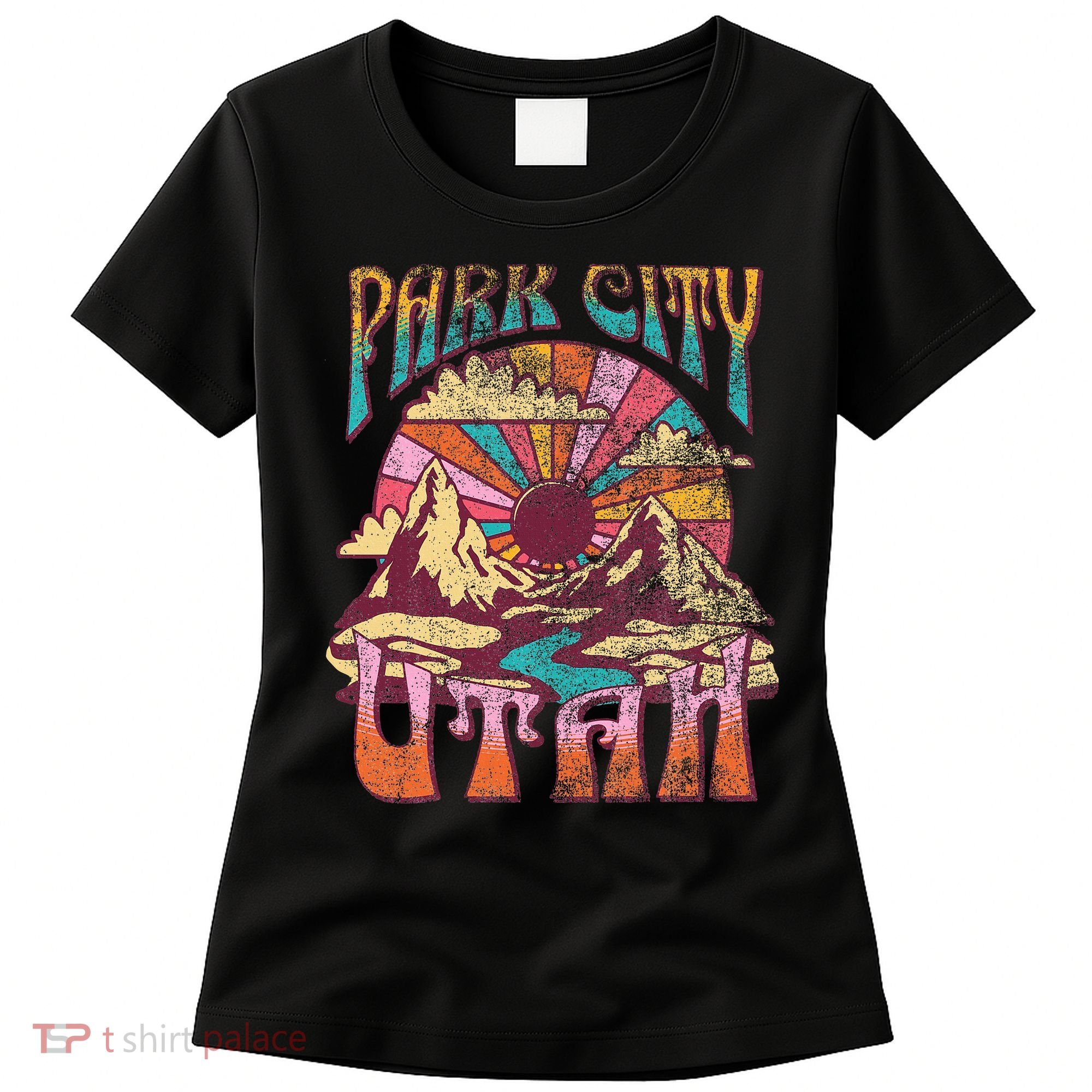 Park City Utah Nature Hiking Mountains Outdoors Women's T-Shirt
