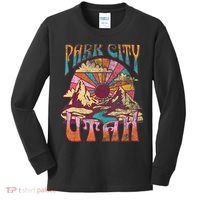 Park City Utah Nature Hiking Mountains Outdoors Kids Long Sleeve Shirt thumb 0