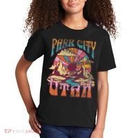 Park City Utah Nature Hiking Mountains Outdoors Kids T-Shirt thumb 2