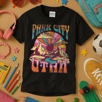 Park City Utah Nature Hiking Mountains Outdoors Kids T-Shirt thumb 3