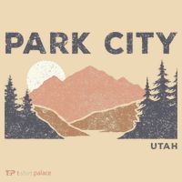 Park City Utah Faded Mountain Forest Hiking Tote Bag thumb 4