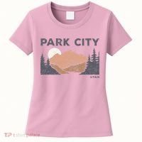 Park City Utah Faded Mountain Forest Hiking Women's T-Shirt thumb 0