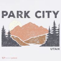 Park City Utah Faded Mountain Forest Hiking Women's Hoodie thumb 2