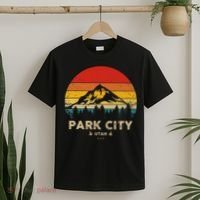 Park City Utah Ski Winter Sports Vintage Souvenir Skier T-Shirt thumb 2