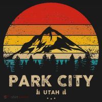 Park City Utah Ski Winter Sports Vintage Souvenir Skier T-Shirt thumb 7