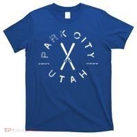 Park City Utah Vintage Retro Skiing Gift Great Gift T-Shirt thumb 0