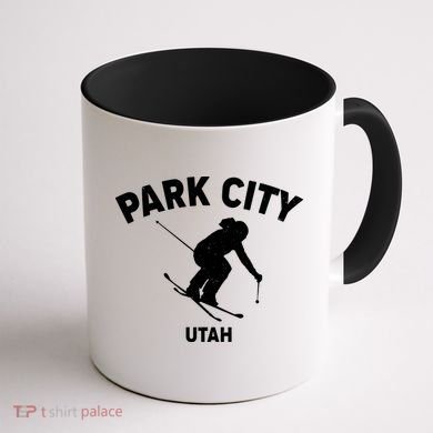 Park City Utah Ski Resort Coffee Mug back