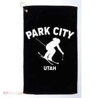 Park City Utah Ski Resort Golf Towel thumb 0