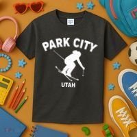 Park City Utah Ski Resort Kids T-Shirt thumb 3