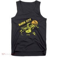 Park City Utah Distressed Retro Skiing Tank Top thumb 0