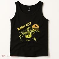 Park City Utah Distressed Retro Skiing Tank Top thumb 2