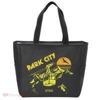 Park City Utah Distressed Retro Skiing Tote Bag thumb 0