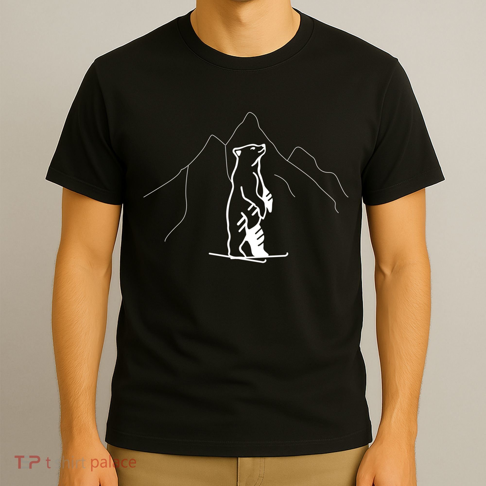Park City Utah USA Grizzly Ski Resort 80s Retro Gift Funny Skiing T-Shirt