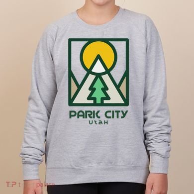 Park City Utah Mountains Tree Women's Sweatshirt