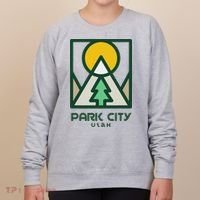 Park City Utah Mountains Tree Women's Sweatshirt thumb 0