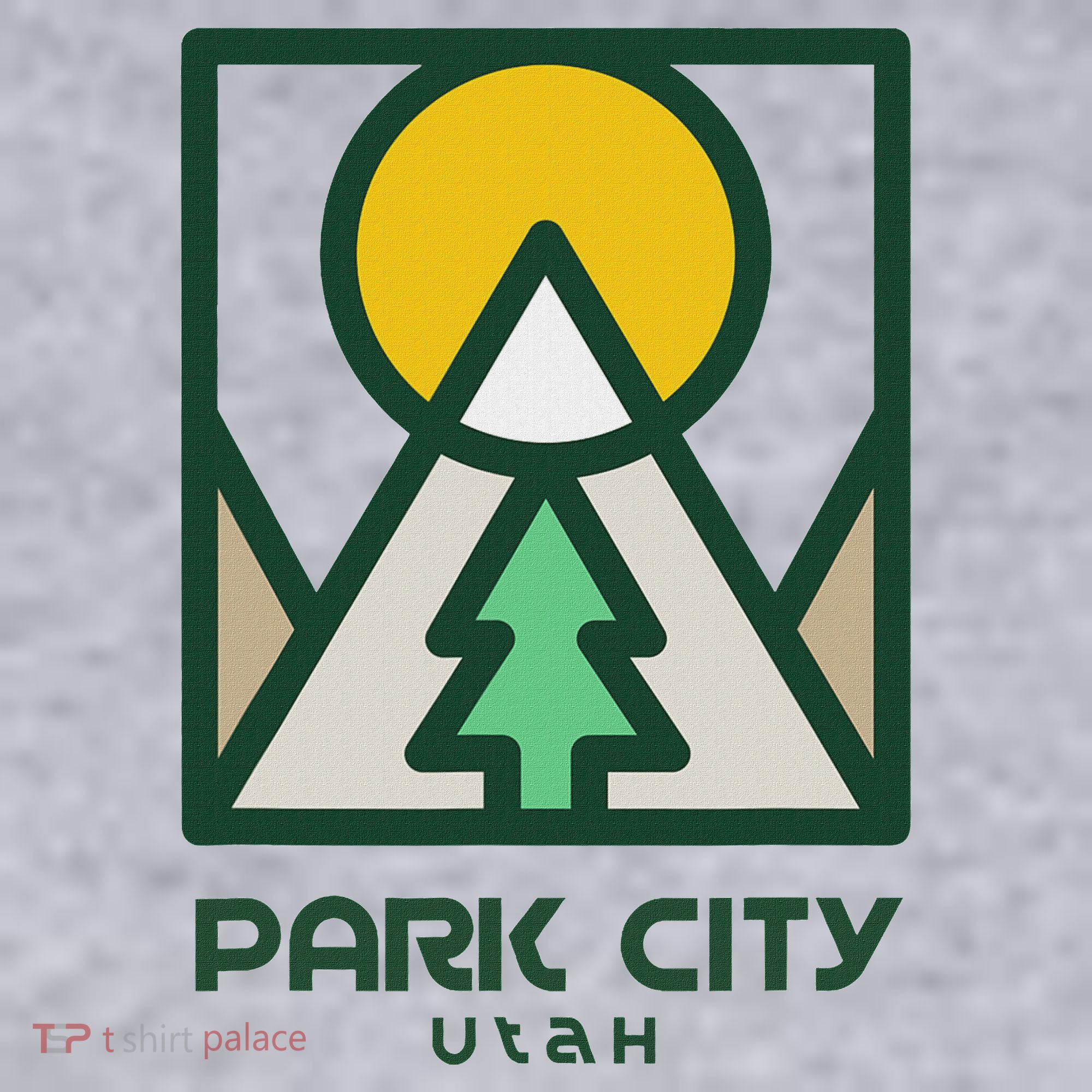Park City Utah Mountains Tree Women's Sweatshirt