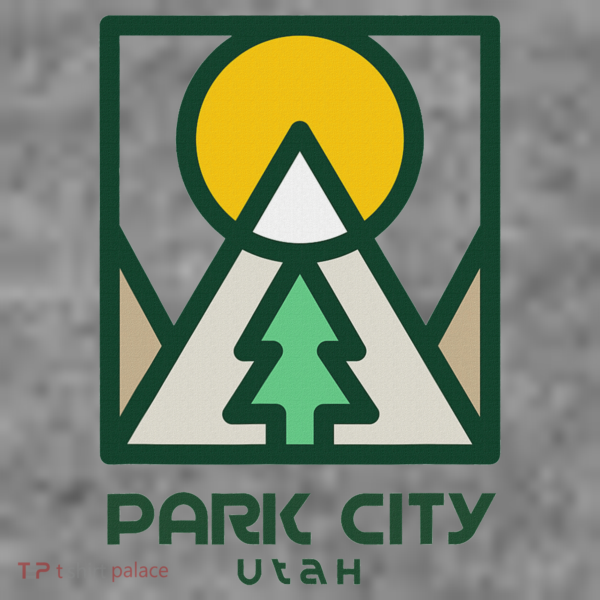 Park City Utah Mountains Tree Toddler Hoodie