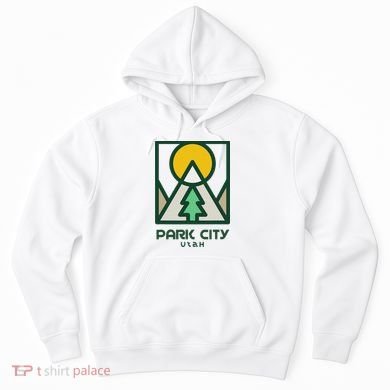 Park City Utah Mountains Tree Hoodie