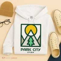 Park City Utah Mountains Tree Hoodie thumb 4