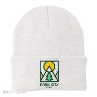 Park City Utah Mountains Tree Beanie thumb 0