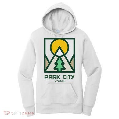 Park City Utah Mountains Tree Women's Hoodie