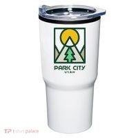 Park City Utah Mountains Tree Tumbler thumb 0