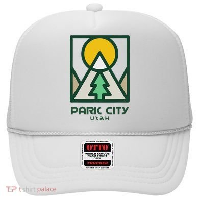 Park City Utah Mountains Tree Hat