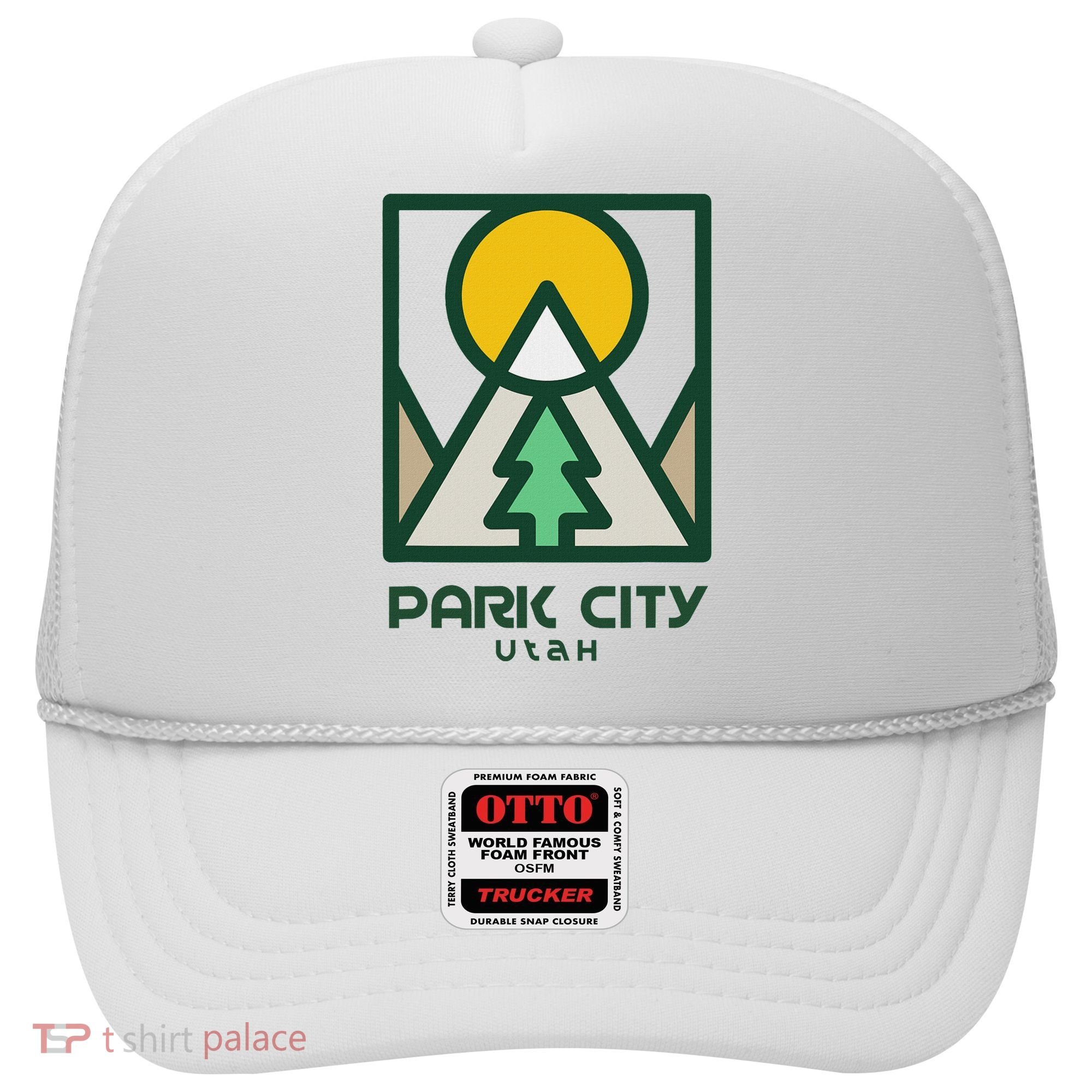 Park City Utah Mountains Tree Hat