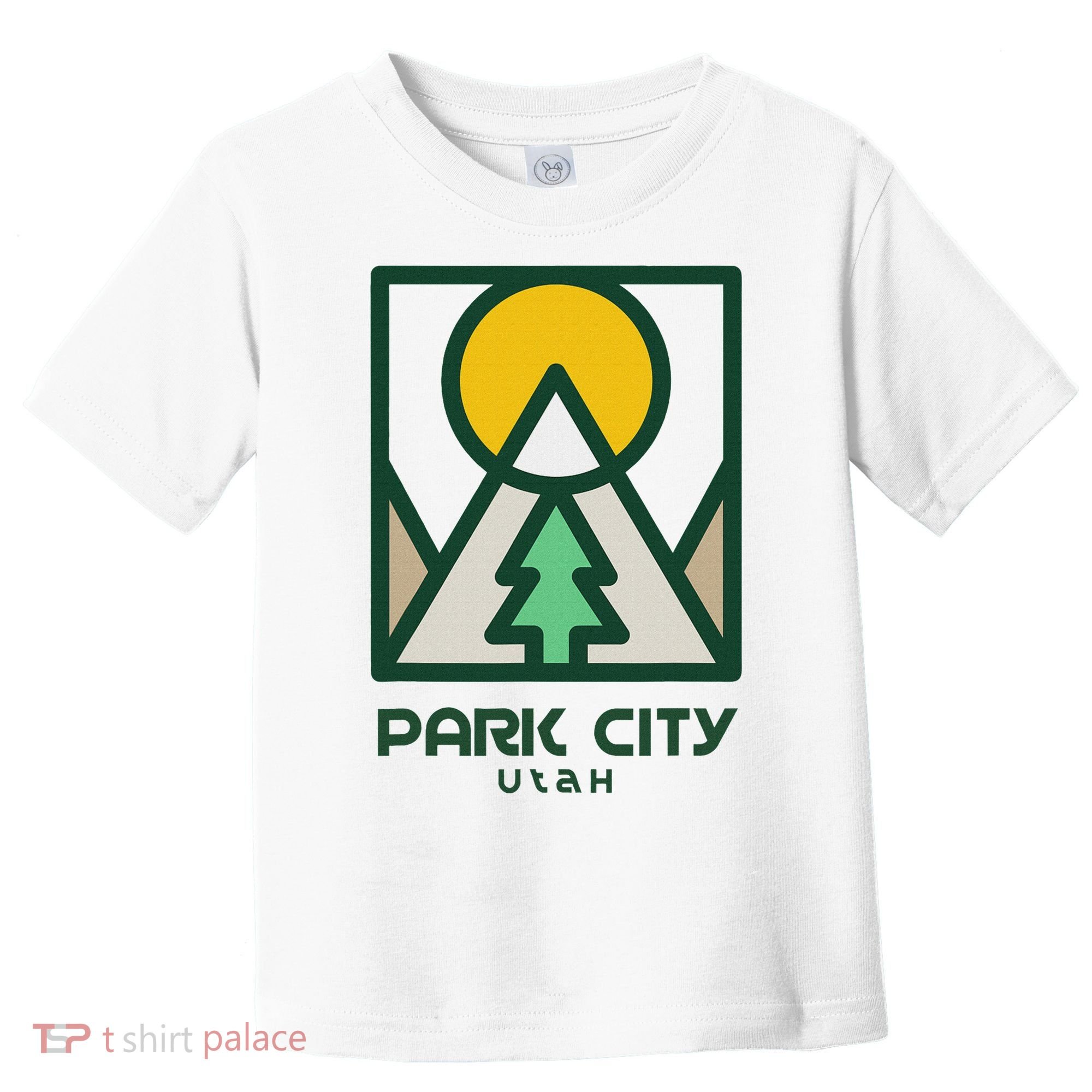 Park City Utah Mountains Tree Toddler T-Shirt