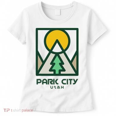 Park City Utah Mountains Tree Women's T-Shirt