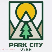 Park City Utah Mountains Tree Kids Long Sleeve Shirt thumb 2