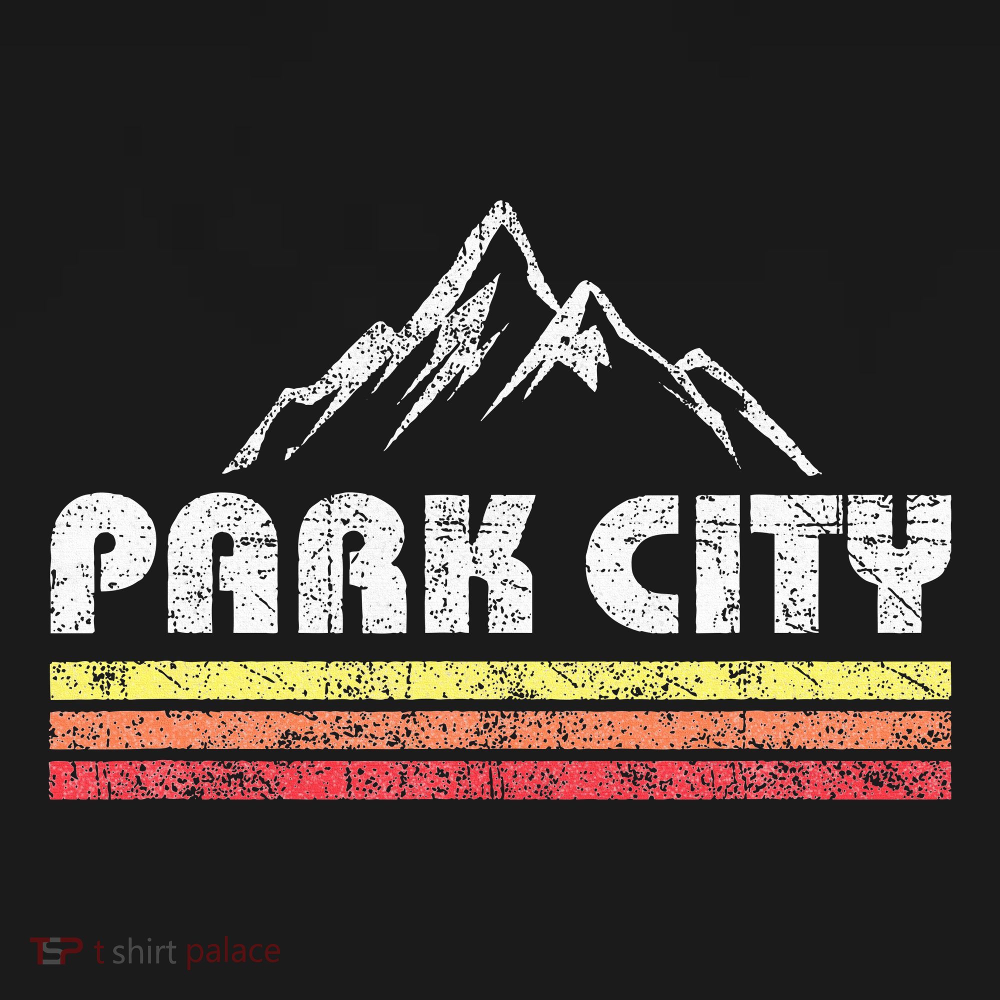 Park City Utah Mountain Faded Bars Ski Sports Toddler Hoodie