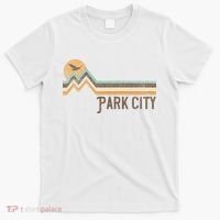 Park City Utah 70S 80S Retro Style Vintage Distressed Gift T-Shirt thumb 0