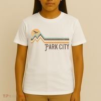 Park City Utah 70S 80S Retro Style Vintage Distressed Gift T-Shirt thumb 4