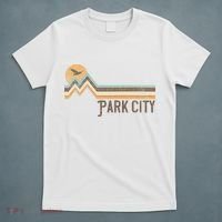 Park City Utah 70S 80S Retro Style Vintage Distressed Gift T-Shirt thumb 5