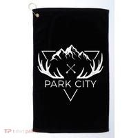 Park City Utah Cool Park City Golf Towel thumb 0