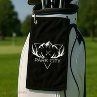 Park City Utah Cool Park City Golf Towel thumb 2