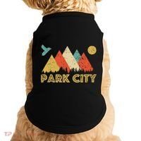 Park City Utah Retro Doggie Tank thumb 0