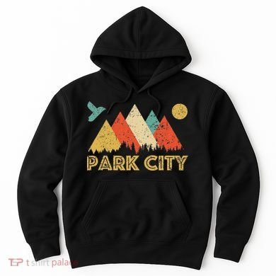 Park City Utah Retro Hoodie
