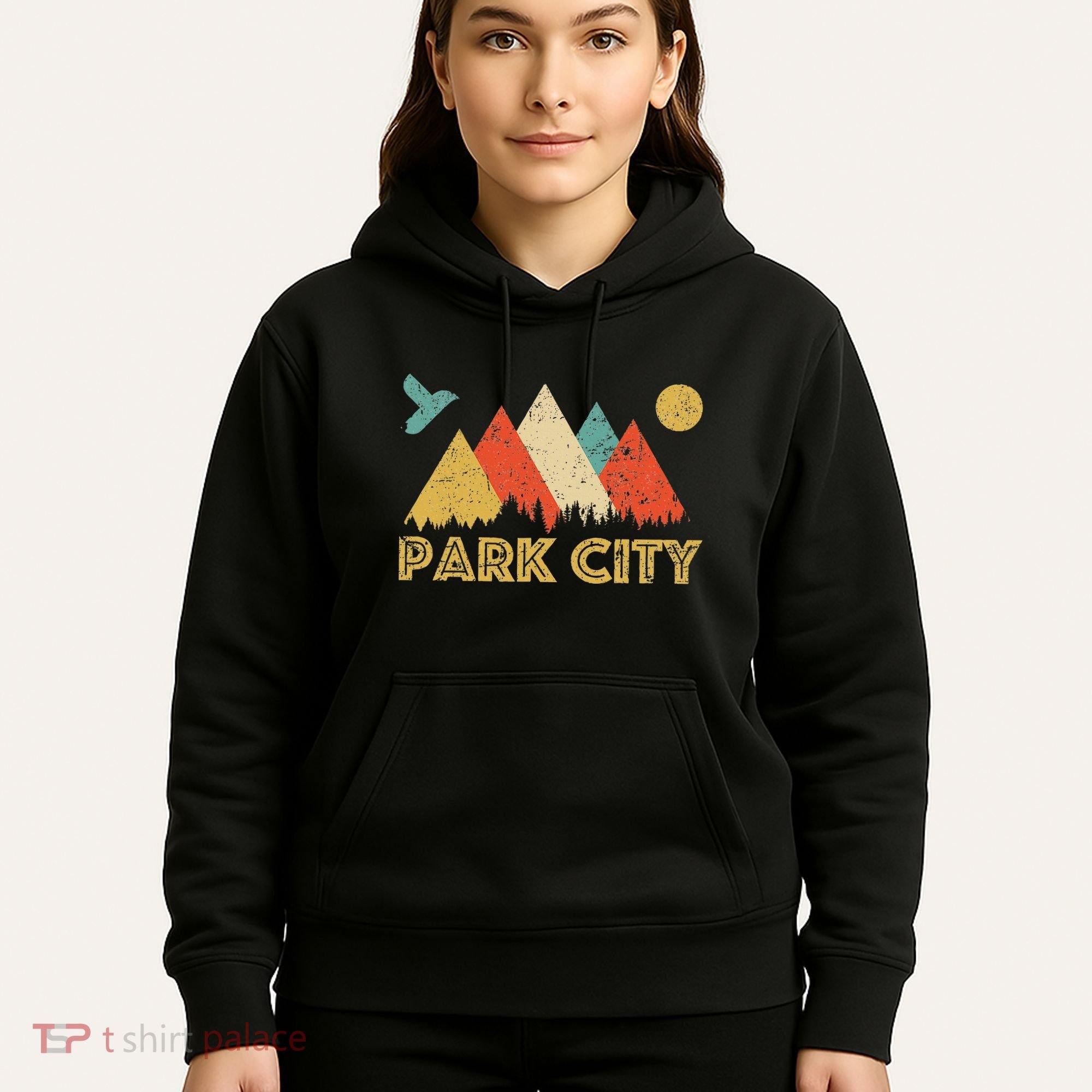 Park City Utah Retro Hoodie