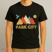 Park City Utah Retro T-Shirt thumb 3