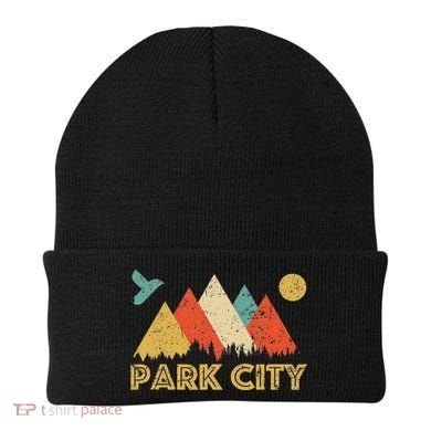 Park City Utah Retro Beanie
