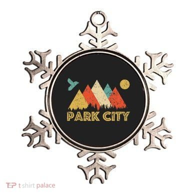 Park City Utah Retro Ornament