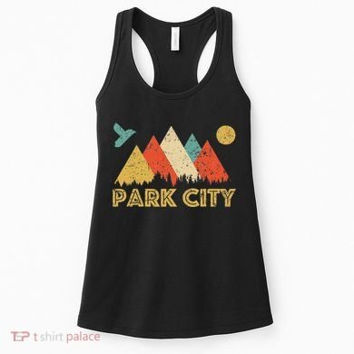 Park City Utah Retro Women's Tank Top
