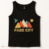 Park City Utah Retro Tank Top thumb 2