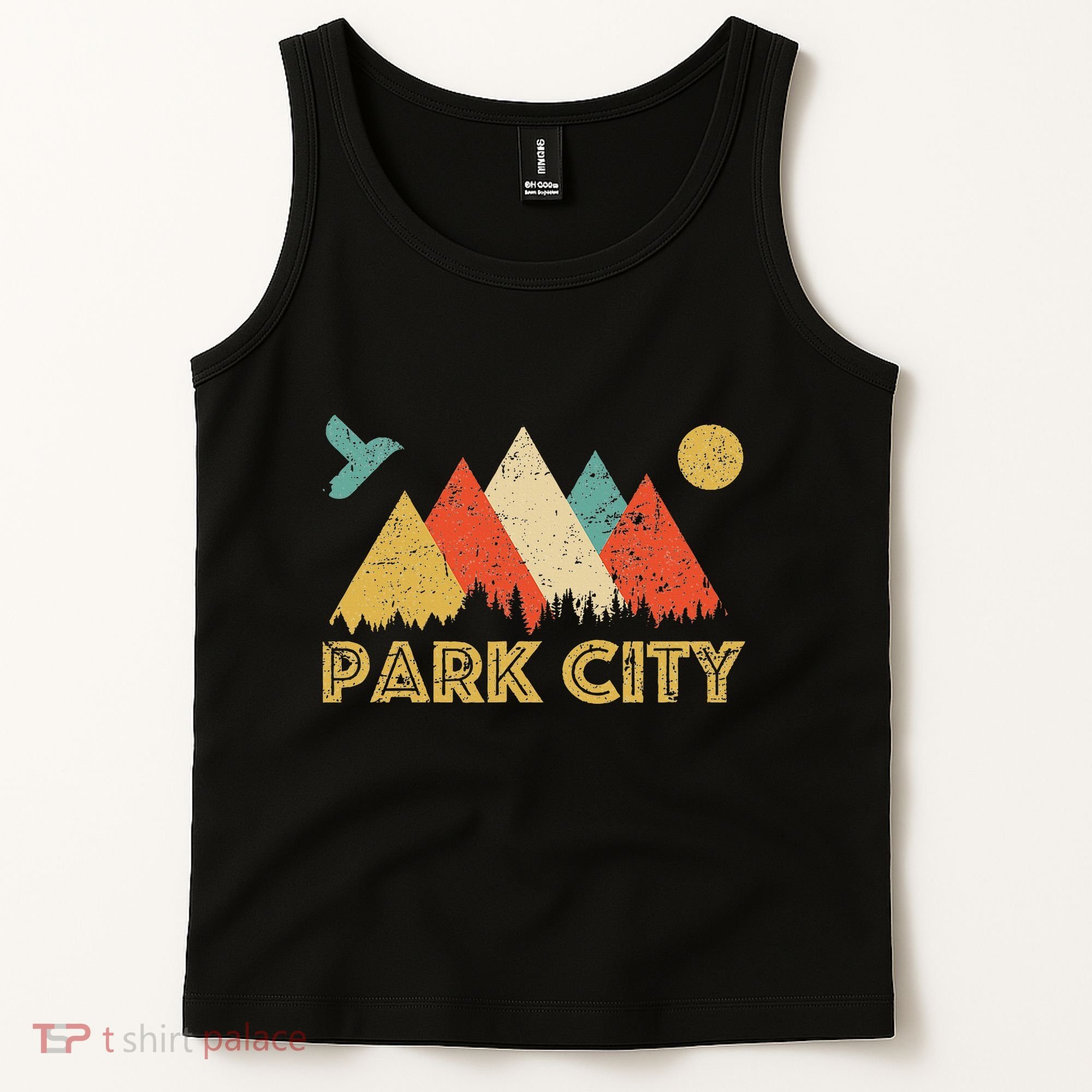 Park City Utah Retro Tank Top