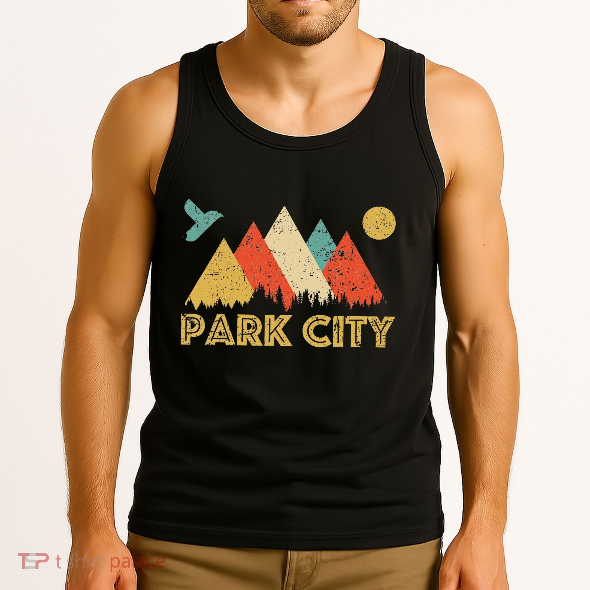 Park City Utah Retro Tank Top